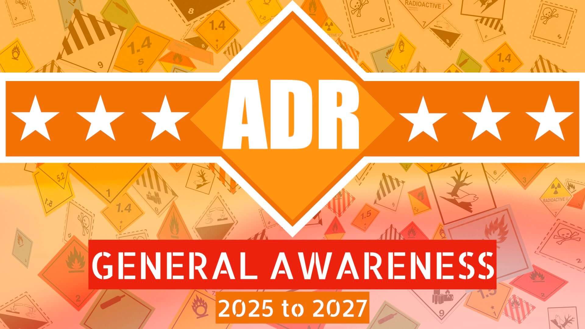 ADR general awareness training E-learning for packages (2025 to 2027)