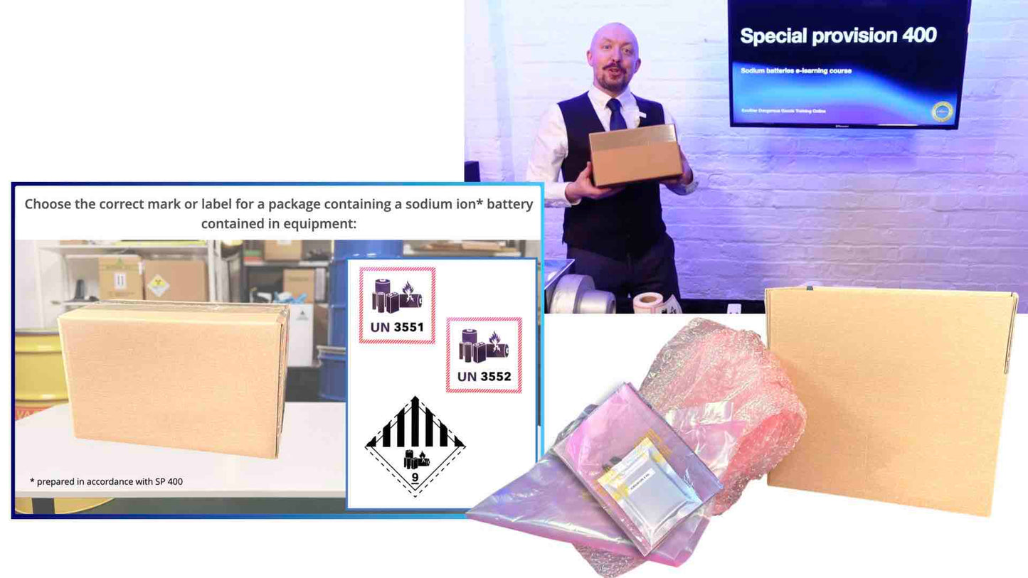 packing methods for sodium batteries including sodium ion batteries