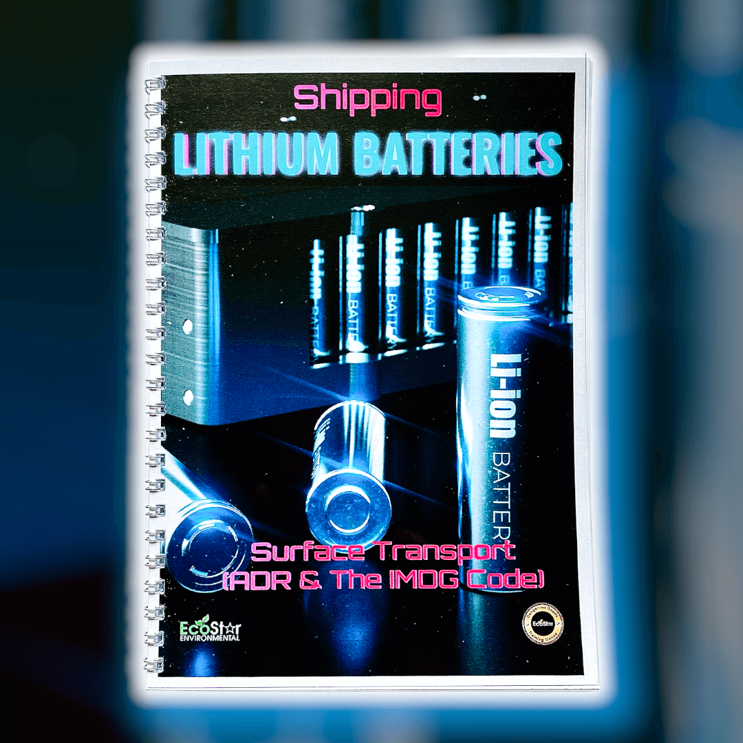 View of lithium batteries shipping handbook
