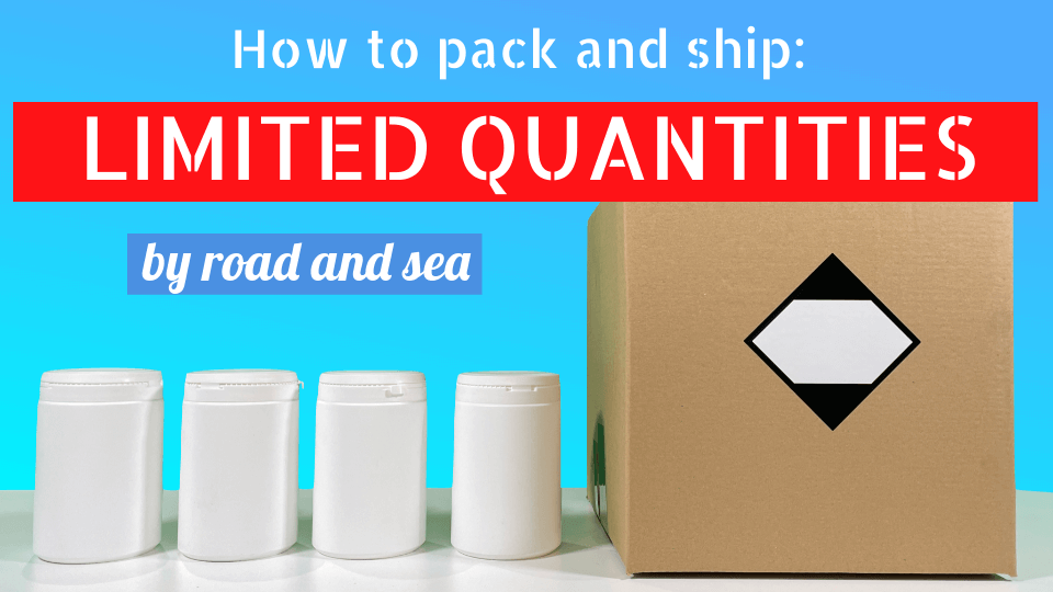 Dangerous goods as limited quantities online training course
